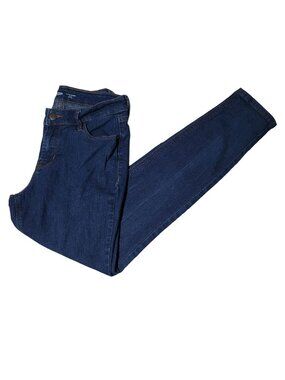 Old Navy Super Skinny Mid Rise Ankle Jeans Womens Size 2 Dark Wash Denim Pants